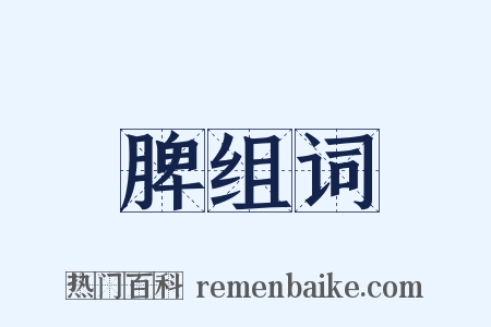 脾组词是什么意思的图片